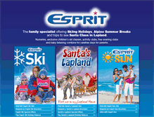 Tablet Screenshot of esprit-holidays.co.uk